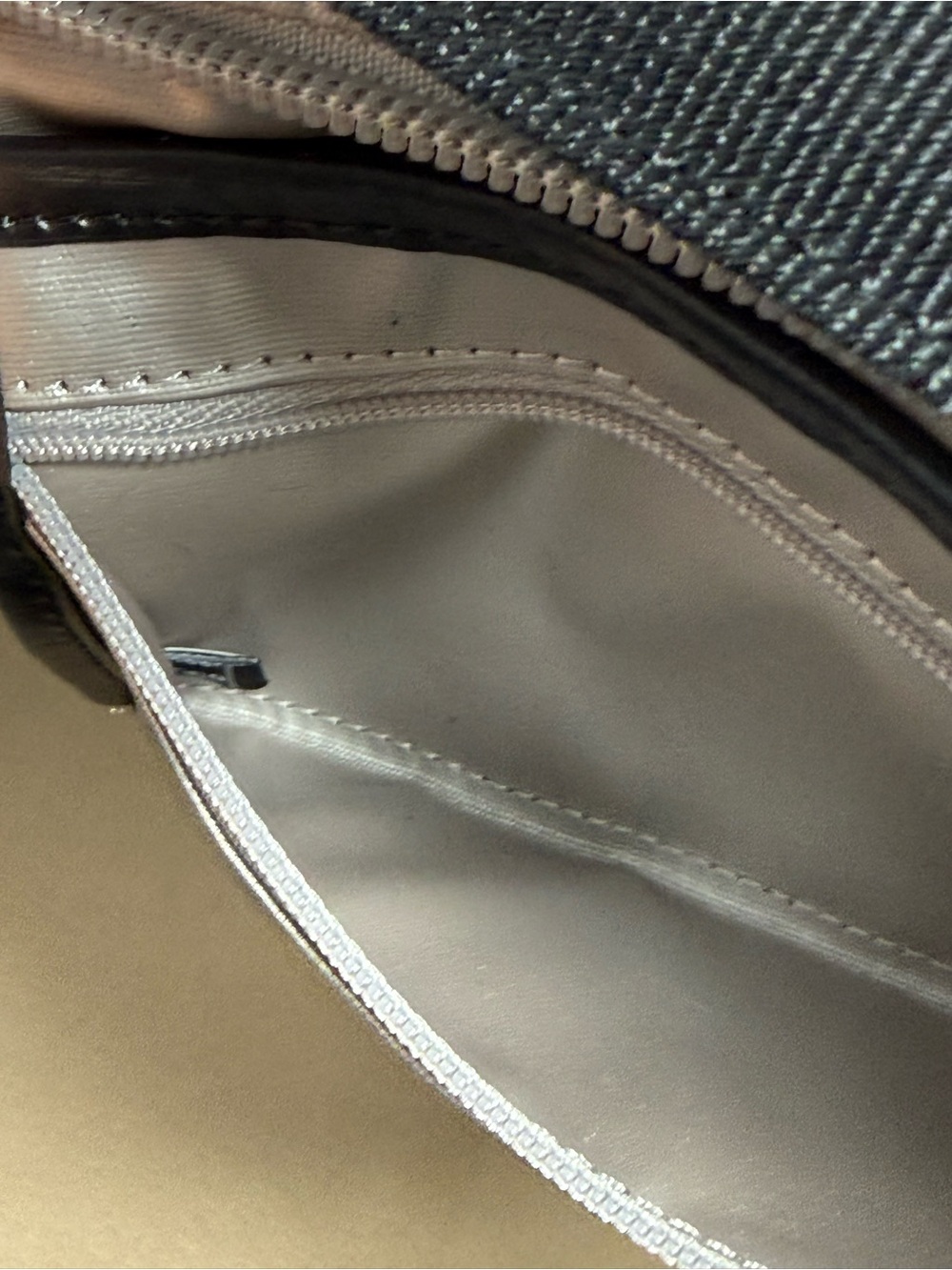 Kate Spade Barrow Street Tenley Nylon Bow Crossbody - Black/Cream - Picture 10 of 10